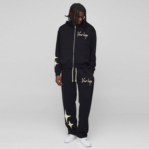 Survêtements d'hiver pour hommes, style actuel, pour adultes, ensembles de vêtements de sport respirants, impression de logo personnalisable, plusieurs couleurs, faible MOQ - Product Image 2