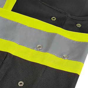เสื้อกั๊กสะท้อนแสง Hi Vis รักษาสิ่งแวดล้อม ผลิตจากผ้าฝ้าย 100% ป้องกันรังสียูวี กันลม กันน้ำ อุปกรณ์นิรภัยกลางแจ้ง รุ่น 2026 - Product Image 6