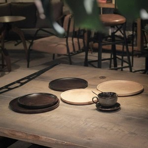 ถาดเสิร์ฟอาหารทำมือจากไม้โอ๊คและไม้แอช เกรดเชิงพาณิชย์ ปลอดภัยสำหรับอาหาร สไตล์เรียบง่าย ใช้งานได้หลากหลาย เป็นมิตรกับสิ่งแวดล้อม ใช้งานง่าย - Product Image 4