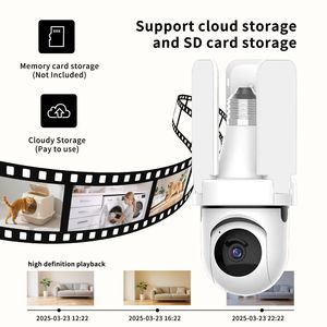 Ventilatore a Soffitto Multifunzione a Tre Pale con Luce e Telecamera, Illuminazione Smart per Casa, Flusso d'Aria Morbido, Articolo di Tendenza per il Commercio Transfrontaliero - Product Image 3