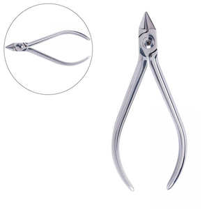 DENTRIC IMPLANTS DI-DIS410 Nouvelles pinces bec d'oiseau supérieures dentaires, pliage de fil en angle, instrument orthodontique en acier inoxydable - Product Image 6