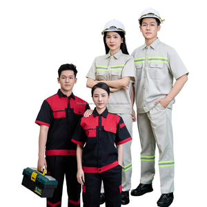 BUEN PRECIO Ropa de trabajo para electricistas, ropa de construcción de algodón PE, traje de soldador, ropa de granja, diseño/logotipo personalizado - Fábrica de uniformes FMF - Product Image 1