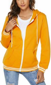 Nouveau design femmes hiver polaire sweats à capuche à manches longues hauts fermeture éclair sweats à capuche décontracté dames automne tricoté vêtements XS - Product Image 2