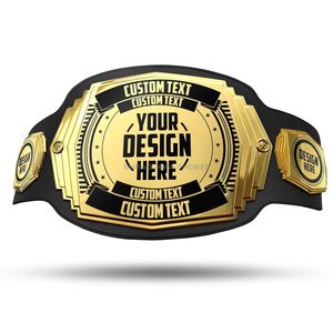 Ceinture de championnat BURAQ MMA SPORTS BRQ-BELT avec logo personnalisé, plaques en laiton alliage 3 mm, couleur personnalisée pour la lutte et la boxe - Product Image 1