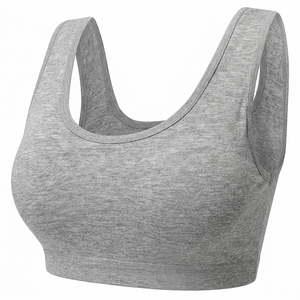 Trendy Women's <b>Strapless</b> Solid Yoga Sports Bra Breathable Stretch Fitness <b>Top</b> for Gym Pilates and Exercise - Product Image 6