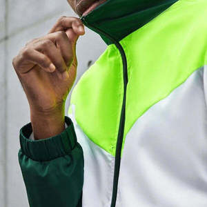 Ensemble veste coupe-vent et short pour homme, léger, à capuche, fermeture éclair intégrale, résistant au vent, vêtements de sport d'extérieur - Product Image 2