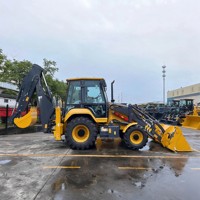 Pasokan Langsung Pabrik XC8 S3580 Backhoe Loader 3.5Ton Beban Terukur Wheel Loader Multi Fungsi Excavator Mesin Diesel PLC