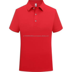Polo pour homme, coupe athlétique ajustée, logo personnalisé, tissu extensible 4 directions, respirant, polyester et élasthanne, anti-boulochage - Product Image 3