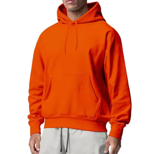 Sudadera con Capucha Extra Grande Rosa para Hombre, de Algodón y Felpa, Diseño Casual con Bolsillos, para Otoño - Product Image 4