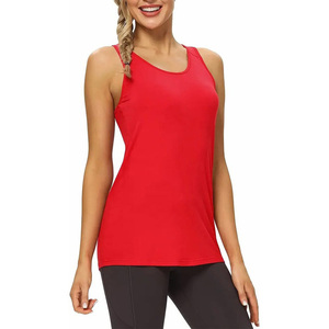 Nouveaux débardeurs décontractés d'été pour femmes, vêtements de sport personnalisés pour la gym et le fitness, grandes tailles, 100 % coton - Product Image 3