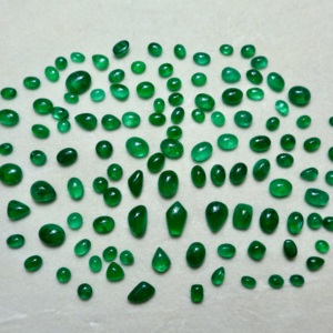 Esmeralda Natural Swat Cabujón, Gema Suelta de Alta Calidad, Esmeralda Verde Cabujón, Lote al por Mayor - Product Image 3