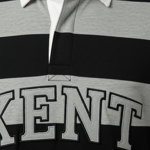 Maillot de rugby personnalisé en molleton de coton respirant pour broderie appliquée, manches longues, épais, pour hommes, OEM ODM, vente en gros - Product Image 4