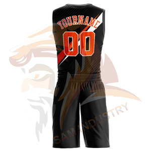 Ensemble d'uniformes de basketball sans manches en polyester 100 % de haute qualité, design personnalisé, respirant, léger, écologique, séchage rapide - Product Image 3