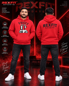 Men's <b>Red</b> Pullover <b>Hoodie</b> Money Graphic Heavyweight Fleece Oversized Streetwear Sweatshirt Custom OEM Wholesale Casual <b>Hoodie</b> - Product Image 2