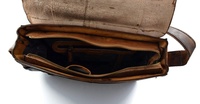 Sac à bandoulière en cuir vintage sac à bandoulière grande capacité sac à bandoulière voyage randonnée messager pour hommes voyageant en Adimani marron