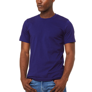 เสื้อยืดคอกลมทรงพอดีตัวพรีเมียมสำหรับผู้ชาย ผ้าฝ้าย 100% - Product Image 1
