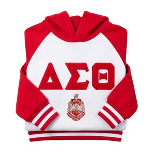 Felpa con Cappuccio Bicolore Delta Sigma Theta per Donne, Vestibilità Comoda, Tessuto Premium, Abbigliamento Casual per Confraternite Greche - Product Image 6