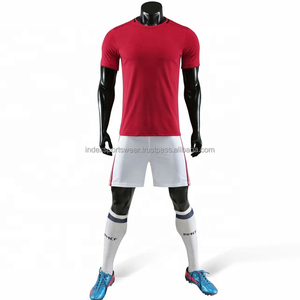 Conjunto Deportivo Unisex de Fútbol, Nuevo, Personalizable con Impresión OEM, Transpirable, 100% Poliéster, Uniforme, Jersey y Pantalones Cortos - Product Image 1