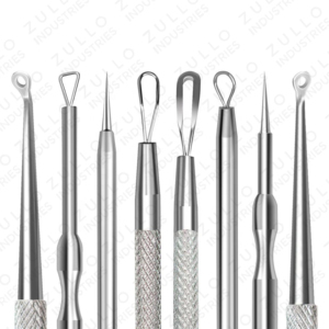 Professional 9 Pcs Stainless Steel <b>Blackhead</b> Acne Remover Tool Kit Custom Logo Facial Pore Cleaner Extraction Set - Product Image 6