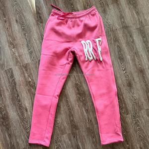 Vente en gros survêtement surdimensionné coupe sport impression bouffante survêtement coupe à capuche pantalon de survêtement ensemble de jogging pour hommes - Product Image 4