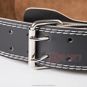 Ceinture de soutien lombaire en cuir avec boucle de fermeture pour l'entraînement musculaire et la musculation unisexe, réglable - Product Image 6