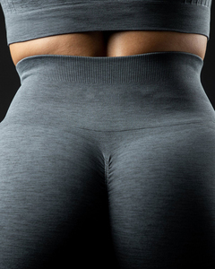 กางเกงขาสั้นออกกำลังกายผู้หญิงขายส่ง ผ้าสี่ทิศทาง ยิม ฟิตเนส โยคะ เลกกิ้งขาสั้นรัดรูปทรงสปอร์ต สำหรับผู้หญิง - Product Image 3