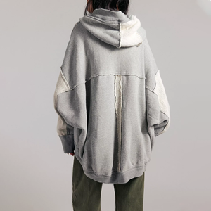 Nuevo Estilo Cárdigan de Punto con Capucha Oversize, Manga Larga, Hombros Caídos, Talla Grande, Tipo Capa, Color Sólido, Sudadera de Otoño para Mujer - Product Image 2