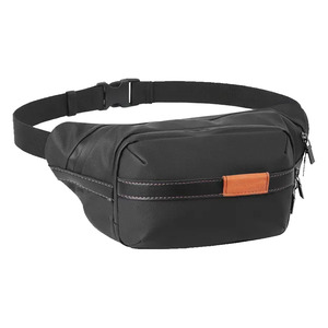 Leather Waist Bag Portable <b>Belt</b> Pouch with Adjustable Strap Secure Zipper Storage for <b>Travel</b> Outdoor Activities and Daily Use - Product Image 2
