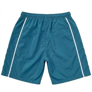 Conjunto de Pantalones Cortos y Sudadera con Capucha para Hombre, de Nailon Verde Marino, de Alta Calidad, con Logotipo Personalizado, Transpirable, Estilo Urbano - Product Image 5