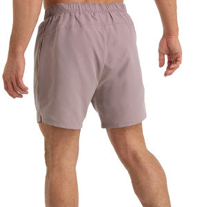 Shorts de sport pour hommes, style urbain, couleur unie, séchage rapide, respirants, décontractés, vente en gros, shorts de course athlétiques, personnalisables, unis - Product Image 3