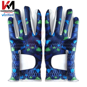 Gants de golf en cuir synthétique toutes saisons, logo personnalisé, OEM, haute adhérence, respirants, équipement d'entraînement de golf, vente en gros, usine - Product Image 2