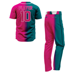 Collection d'uniformes de baseball professionnels sur mesure, vêtements de sport haut de gamme, ensemble maillot et pantalon de baseball - Product Image 2