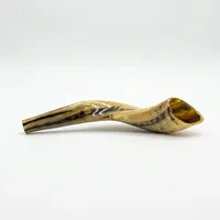 Corne de buffle polie, forme naturelle, artisanat, décoration rustique, objet de collection, cadeau pour la maison ou un mariage