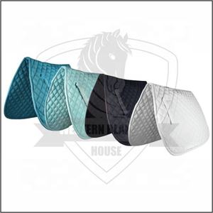 Manta de Silla de Montar Inglesa de Alta Calidad, Acolchada, de Cuero y Algodón, Cómoda, Transpirable, con Logotipo y Color Personalizables - Product Image 5