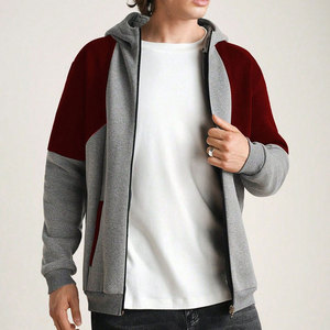 Sweat à capuche blanc uni de qualité supérieure 400 g/m², coupe classique, lourd, personnalisable, streetwear, hiver, pour hommes - Product Image 4