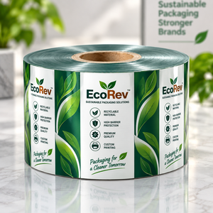 Rouleau de film d'emballage premium transparent laminé de qualité alimentaire brillant écologique pour impression numérique flexible - Product Image 2