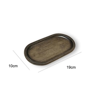 Bandeja de Servicio de Roble de Grado Comercial Hecha a Mano - Diseño Rústico Minimalista, Apta para Alimentos, Portátil y Multifuncional para Uso en Catering - Product Image 4
