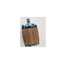 Stylish Wood Resin Cutting <b>Board</b> Elegant Design for Kitchen Countertop and Food Presentation - Product Image 1