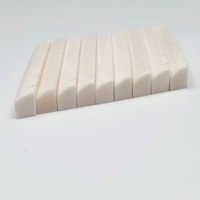 7 String Electric Guitar Bone Nut Slanted 49 1x6x8 5mm Natural Cow Bone Replacement Durable High Quality Guitar Parts Fix String