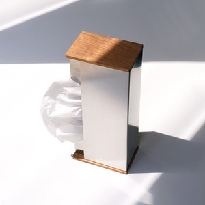 Boîte à mouchoirs portable en métal carrée moderne Craft India Overseas, design contemporain de luxe, personnalisable pour la maison et l'hôtel - Product Image 3