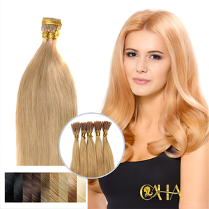 Factory Direct Vietnamese Virgin Remy Human Hair I Tip Keratin Hair Extensions Double Drawn OEM ODM Wholesale - Product Image 6
