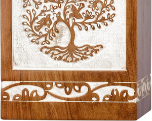 Urnas de Cremación Modernas de Madera Natural Hechas a Mano para Hombre y Mujer a Bajo Precio - Product Image 6