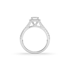 Anillo de Diamante Cultivado en Laboratorio con Corte Esmeralda de 1.38 Quilates, Oro de 14K/10K, Estilo Único, Ligero, Anillo de Compromiso para Mujer, Joyería al por Mayor - Product Image 3