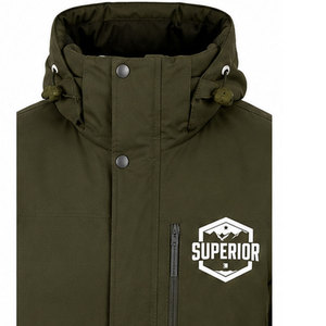 OEM Mens Winter Parka <b>Jacket</b> with Durable <b>Waterproof</b> Shell Breathable Construction Insulated Padding and Modern Streetwear Style - Product Image 3