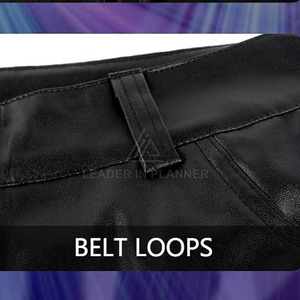 กางเกงขาสั้นหนังผู้ชายแบบลำลอง ดีไซน์ใหม่ล่าสุด ผลิตตามสั่ง ขายส่ง ราคาถูก วัสดุทนทาน ระบายอากาศได้ดี แห้งเร็ว บริการ OEM - Product Image 5