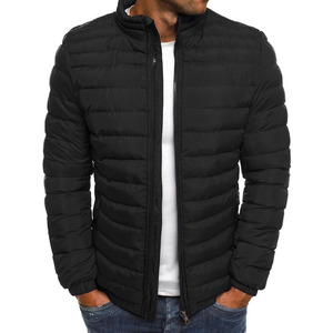 Chaqueta Acolchada 100% Nailon con Cuello Alto, Diseño de Parches, Impermeable, Gruesa, Unisex para Invierno - Product Image 6