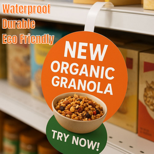 Etiqueta Colgante Personalizada a Color, Impermeable, Ecológica, con Certificación BSCI, para Publicidad en Supermercados, Etiqueta Adhesiva para Punto de Venta - Product Image 6