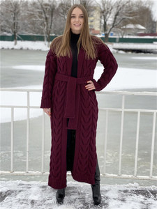Cardigan en tricot ample pour femme, confortable, doux, chaud, décontracté, pour l'hiver, à manches longues, style superposé - Product Image 5