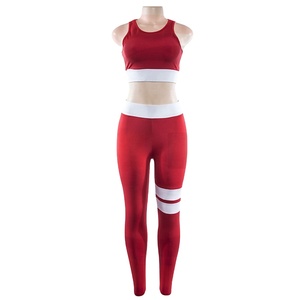 Ensemble de vêtements de sport pour femmes grande taille, personnalisable, à faible MOQ, en maille compressive, séchage rapide, anti-UV, durable - Product Image 1