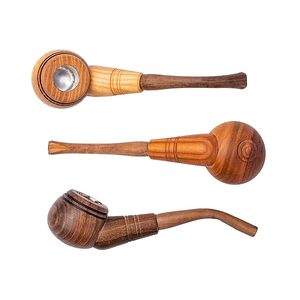 Pipa de Fumar de Madera Hecha a Mano, Venta al Por Mayor de Fábrica, Duradera, Ecológica, Portátil, Diseño Vintage - Product Image 1